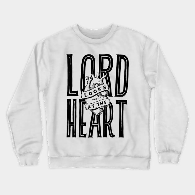 Lord Looks at the Heart Crewneck Sweatshirt by stefankunz